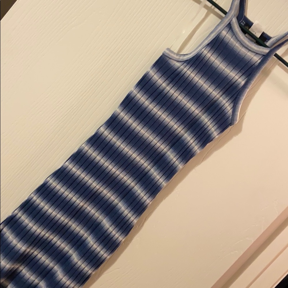 Mini blue dress